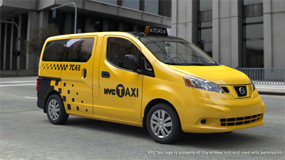 Voici les nouveaux taxis de la ville de New-York pour 2013