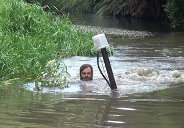 Un camion capable de rouler sous l’eau